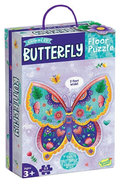 Peaceable Kingdom - Floor Puzzle 53 piece Butterfly