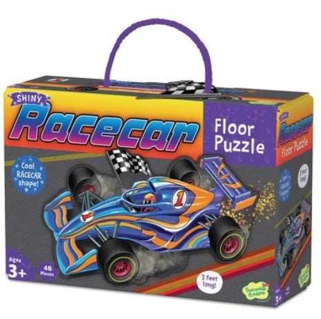 Peaceable Kingdom - Floor Puzzle 48 piece Racecar
