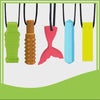 Silicone Chewable Necklace Set of 5