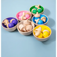 Wooden Acorn Colour Classify Set