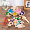 Wooden Acorn Colour Classify Set