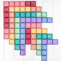 Connetix Tiles - Pastel Rectangle pack 24 piece