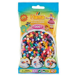 Hama - Beads 1000 piece All Colours