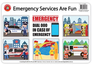 LCBF - Placemat Emergency Services are Fun