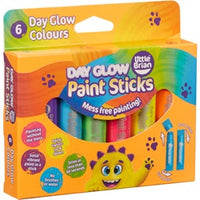 Little Brian - Paint Sticks Day Glow (Neon) 6 piece