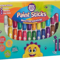 Little Brian - Paint Sticks Assorted 24 piece