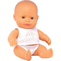 Miniland Dolls - 21cm Caucasian Boy Boxed