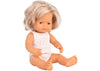 Miniland Dolls - 38cm Caucasian Girl Blonde Boxed