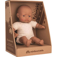 Miniland Dolls - 32cm Soft Body Hispanic
