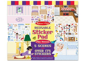 Melissa & Doug - Reusable Sticker Pad Play House