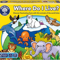 Orchard Toys - Where Do I Live? Lotto