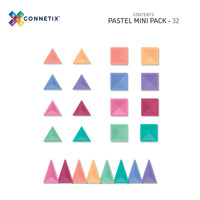 Connetix Tiles - Pastel Mini Pack 32 piece