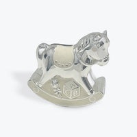 Pewter Money Box Rocking Horse