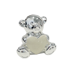 Pewter Money Box Teddy