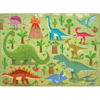 Sassi - Book, Puzzle 40 piece & 3D Figures The Dinosaurs