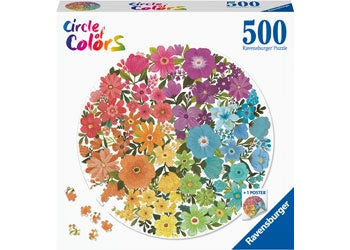 Ravensburger - Puzzle 500 piece Circle of Colors Flowers