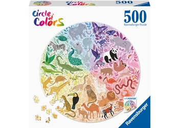 Ravensburger - Puzzle 500 piece Circle of Colors Animals