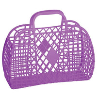 Sun Jellies - Retro Basket Large Purple