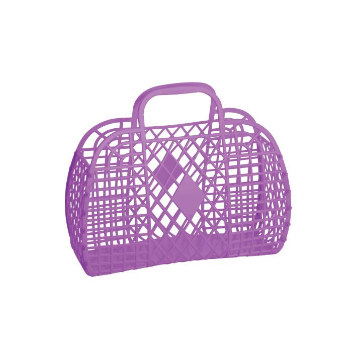 Sun Jellies - Retro Basket Small Purple