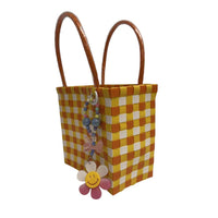 Nibbanah - Recycled Plastic Basket Child Square Assorted Colours