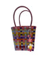 Nibbanah - Recycled Plastic Basket Child Rectangle Assorted Colours