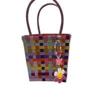 Nibbanah - Recycled Plastic Basket Child Rectangle Assorted Colours