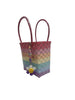 Nibbanah - Recycled Plastic Basket Child Rectangle Assorted Colours