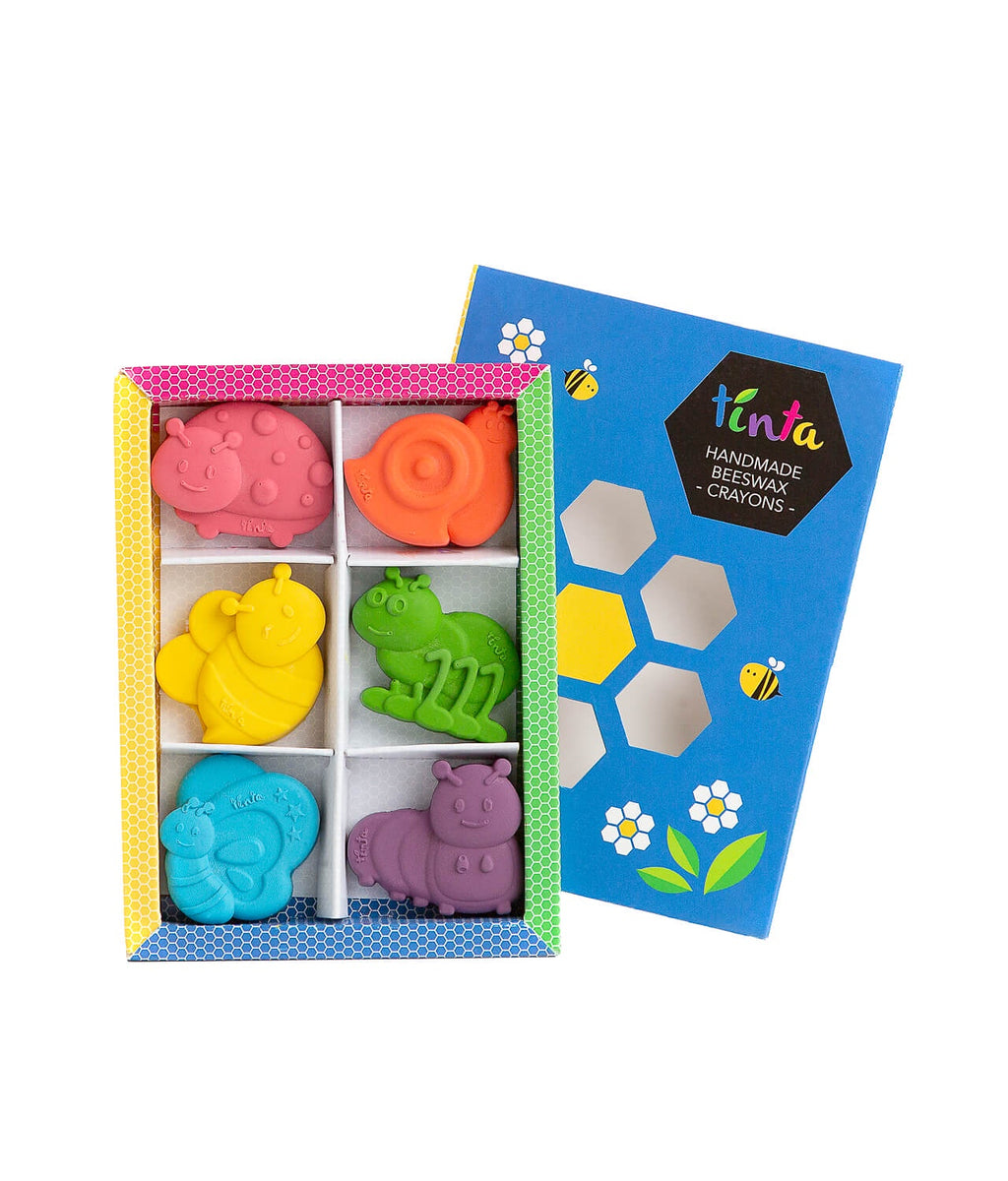 Tinta Crayons - Crayons Garden Insects 6 piece