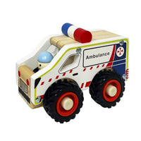 Toyslink - Wooden Ambulance with Driver