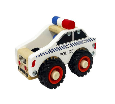Toyslink - Wooden Police Car with Driver