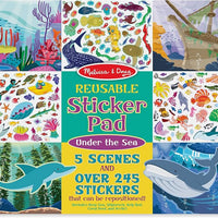 Melissa & Doug - Reusable Sticker Pad Under the Sea