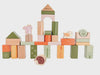 Viga - PolarB Wooden Blocks 50 piece Green Forest