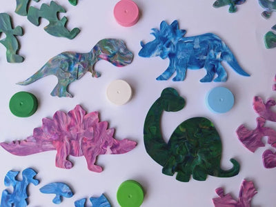 Zero Plastics - Recycled Plastic Puzzles Dinosaur Assorted Styles