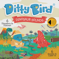 Ditty Bird - Board Book Dinosaur Sounds