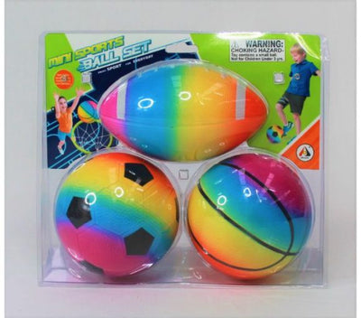 Mini Fluoro Balls 3 Piece