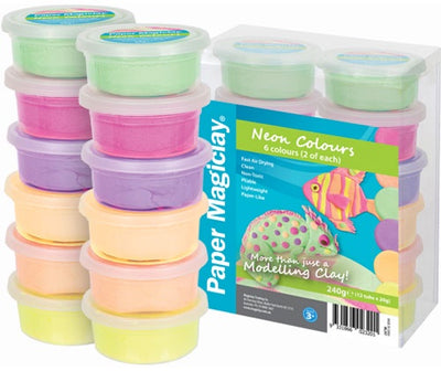 Paper Magiclay - Neon Colours 240g