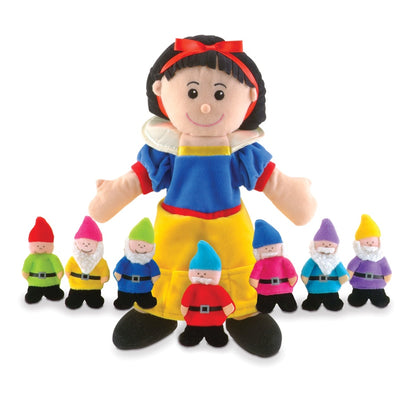 Fiesta Crafts - Hand & Finger Puppet Set Snow White