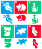 EC - Stencils Australian Animal Set 1 6 piece