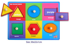 Fun Factory - Peg Puzzle Shapes And Colours