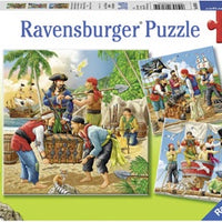 Ravensburger - Puzzle 3x49p Adventure On The High Sea