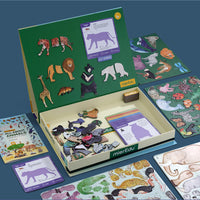 Mieredu - Magnetic Puzzle Play Set All About Animals