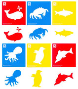 EC - Stencils Sea Life 6 piece