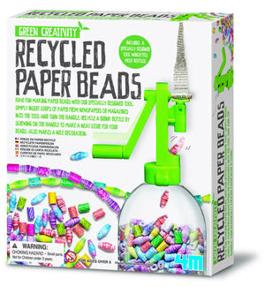 4M - Green Creativity Recycled Paper Beads
