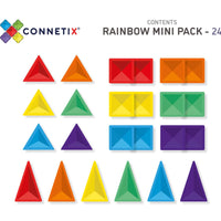 Connetix Tiles - Rainbow Mini Pack 24 Piece