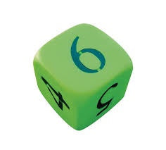 Teachables - Dice 6 Face Numbers 90mm Pvc