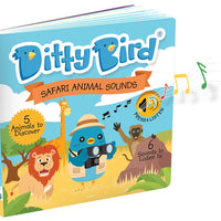 Ditty Bird - Board Book Safari Animal Sounds