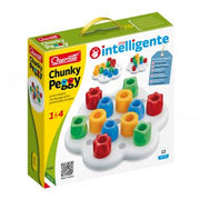 Quercetti - Daisy Chunky Peggy 13 piece