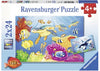 Ravensburger - Puzzle 2x24p Vibrance Under The Sea