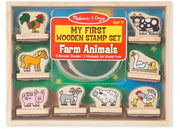 Melissa And Doug - My First Wooden Stamp Set Farm Animals