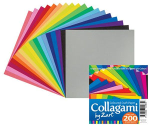 Zart - Collagami Craft Paper 200 Piece